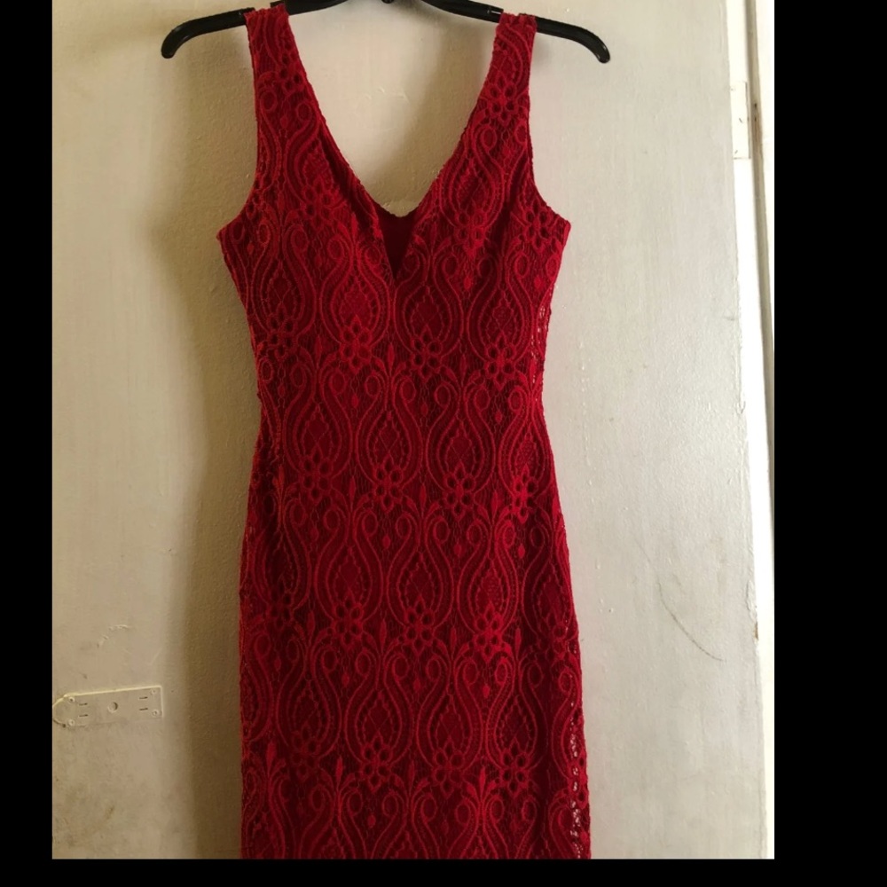 Red dress